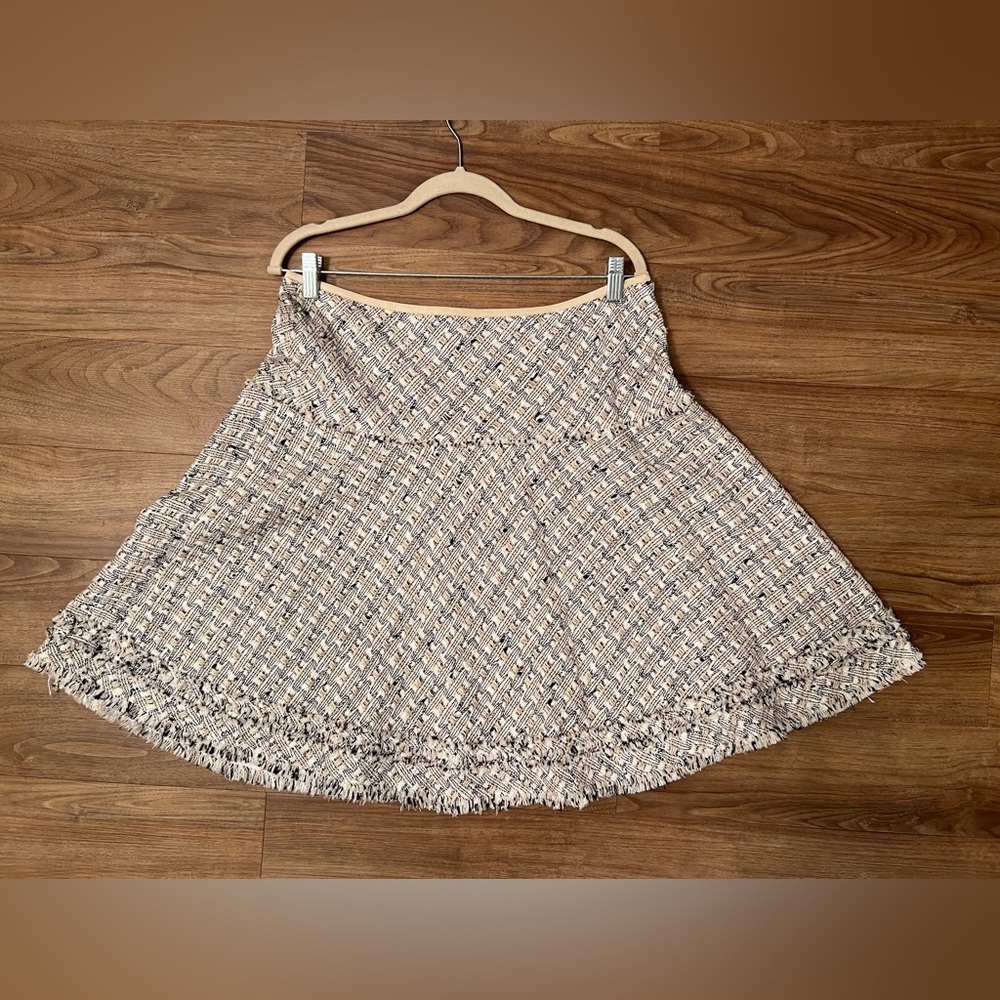 Lafayette 148 Flared Tweed Skirt, Size 10